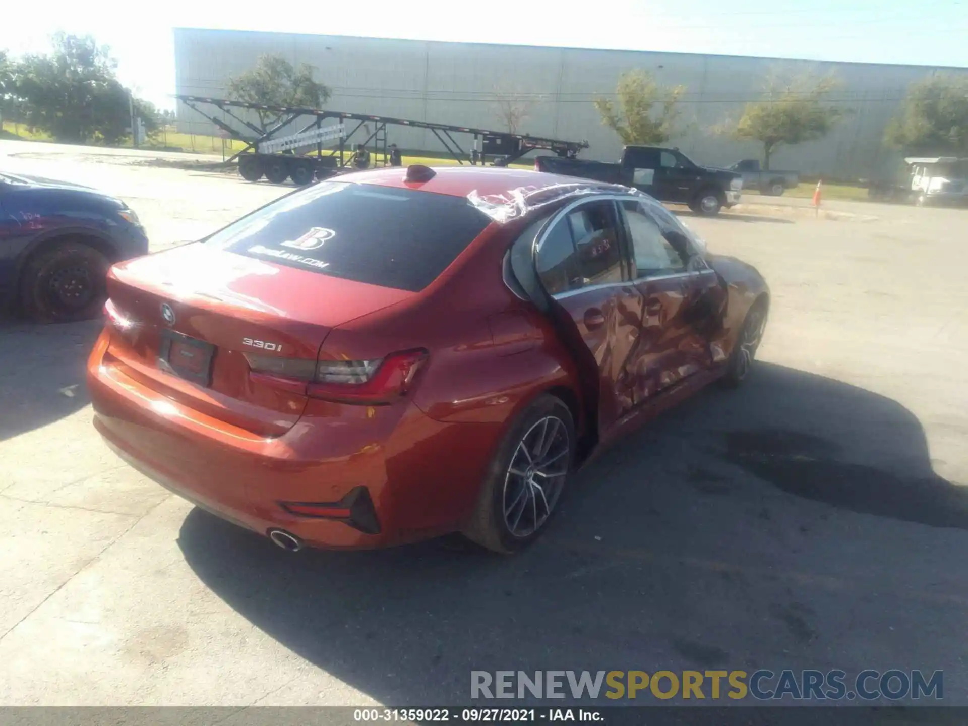 4 Photograph of a damaged car 3MW5R1J09L8B29801 BMW 3 SERIES 2020