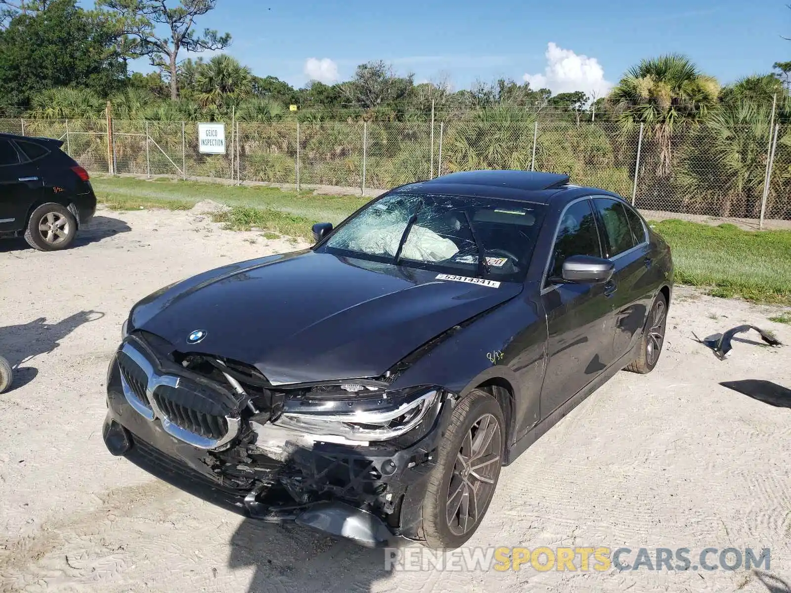 2 Photograph of a damaged car 3MW5R1J09L8B30172 BMW 3 SERIES 2020