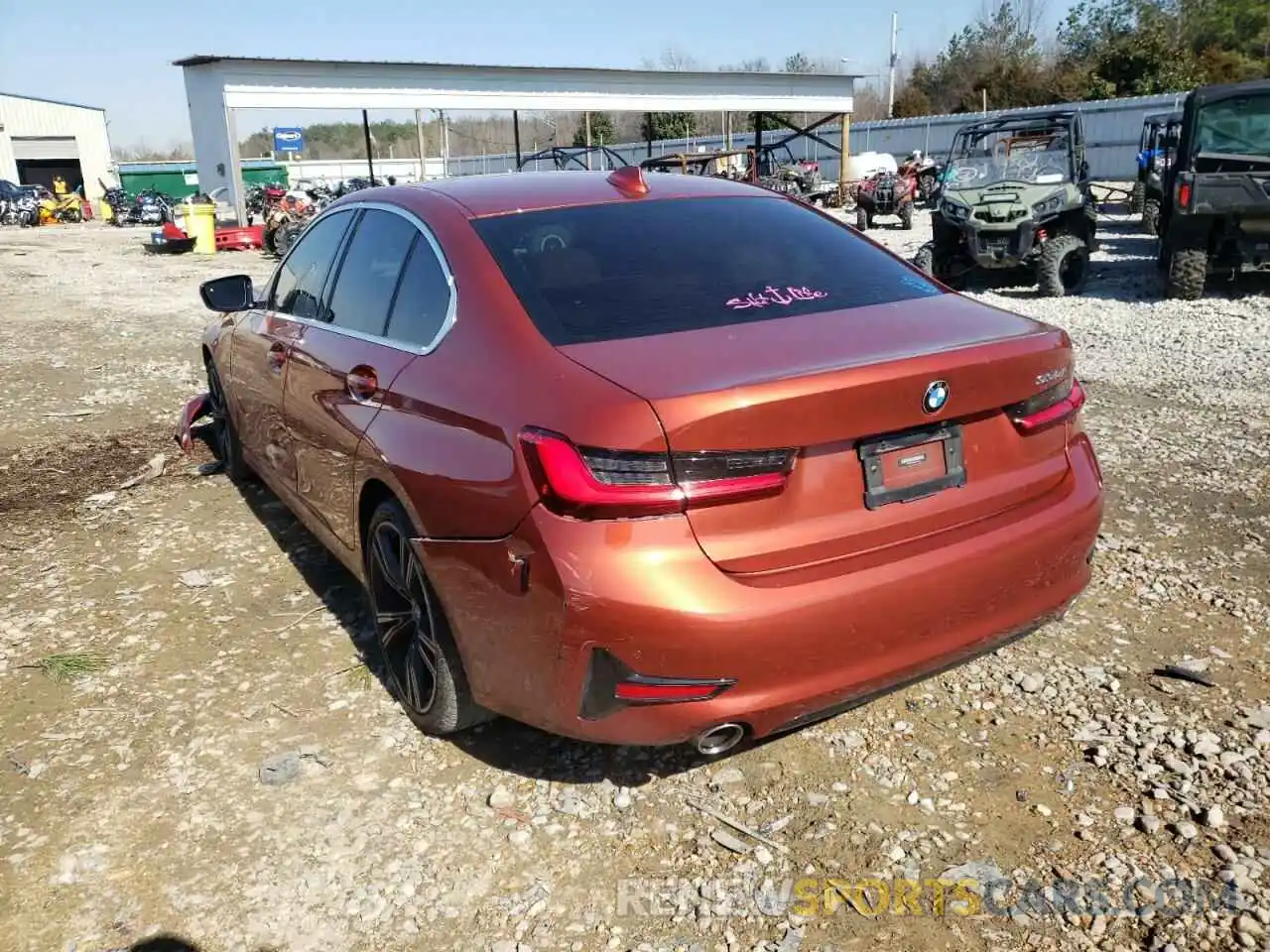 3 Photograph of a damaged car 3MW5R1J09L8B41740 BMW 3 SERIES 2020