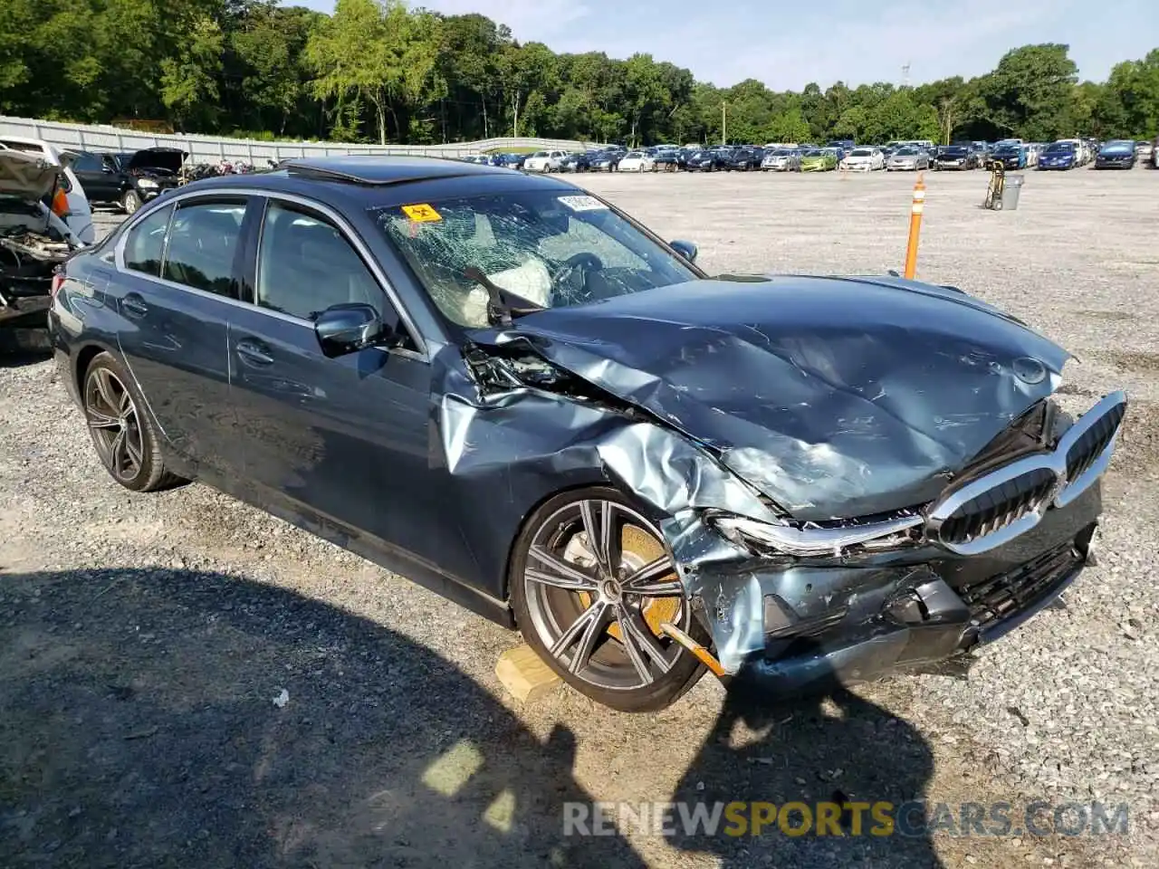 1 Photograph of a damaged car 3MW5R1J09L8B42967 BMW 3 SERIES 2020