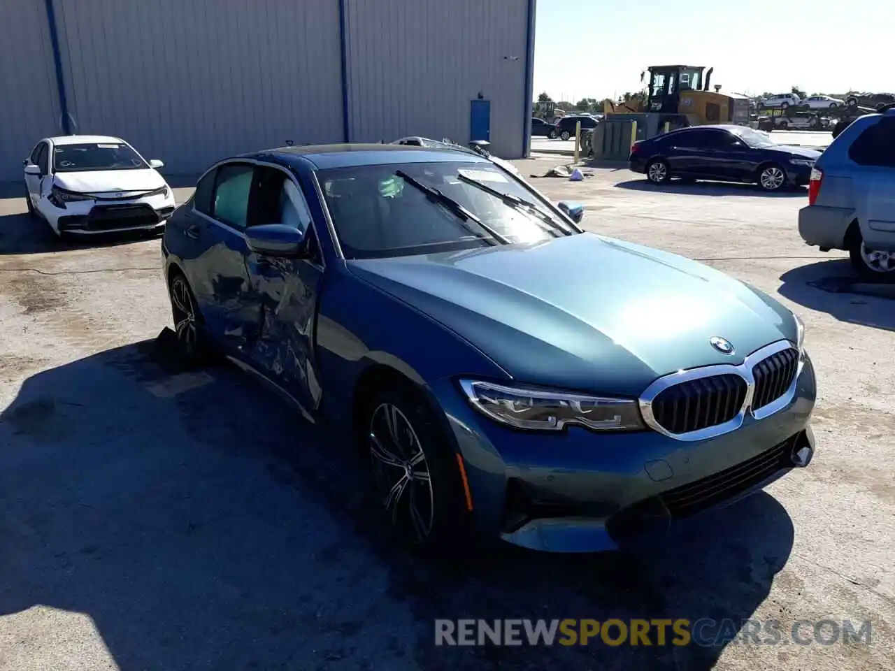 1 Photograph of a damaged car 3MW5R1J09L8B43293 BMW 3 SERIES 2020