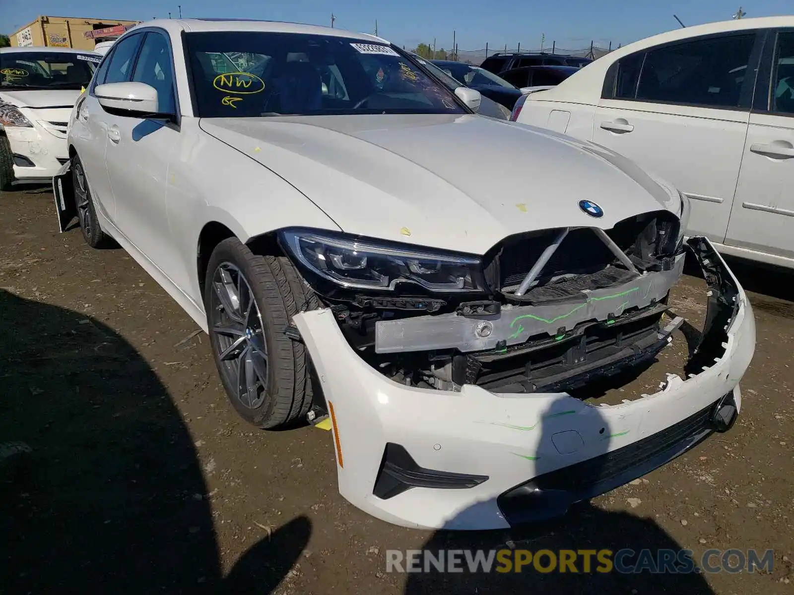 1 Photograph of a damaged car 3MW5R1J0XL8B06513 BMW 3 SERIES 2020