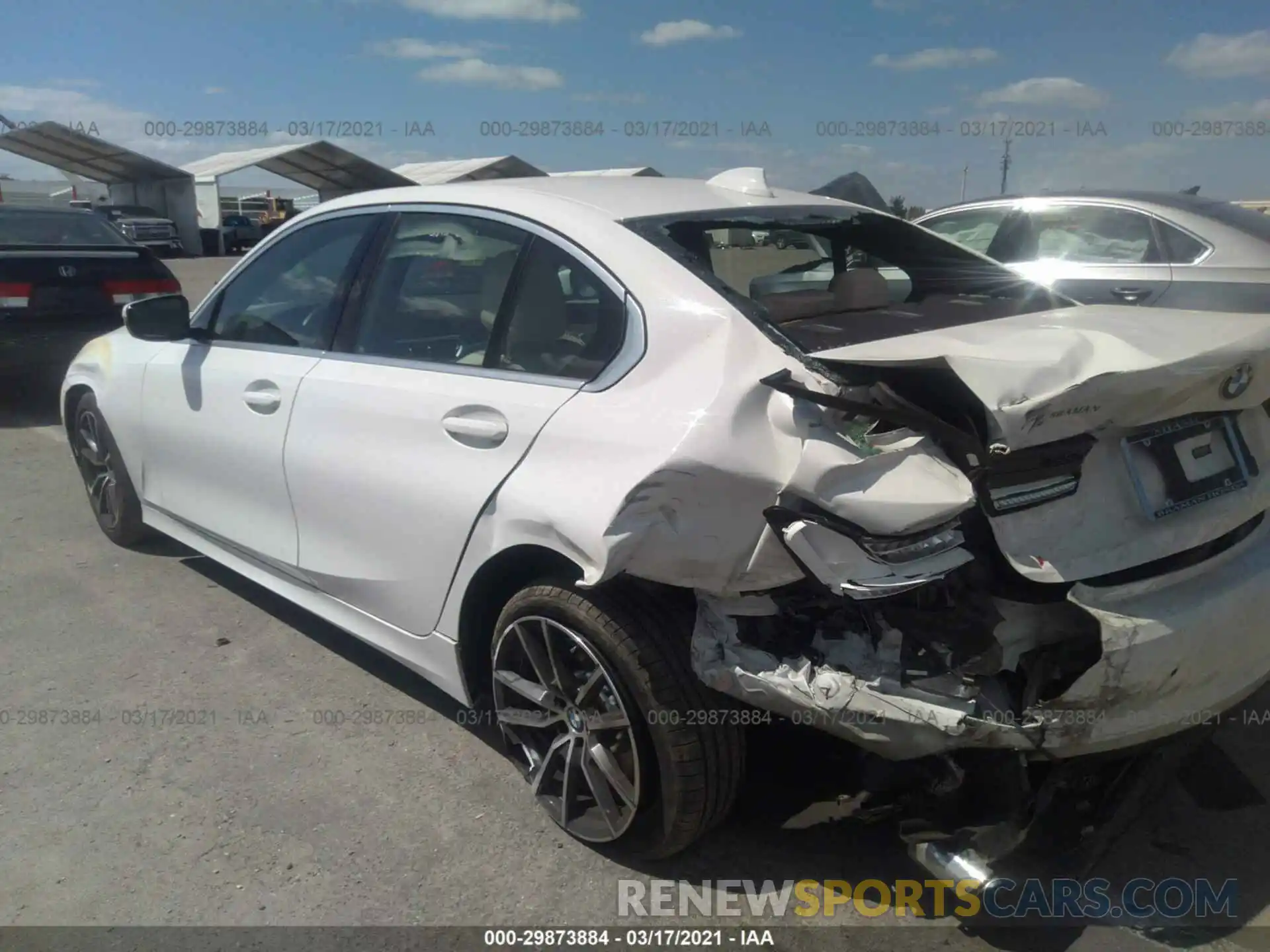 3 Фотография поврежденного автомобиля 3MW5R1J0XL8B07189 BMW 3 SERIES 2020