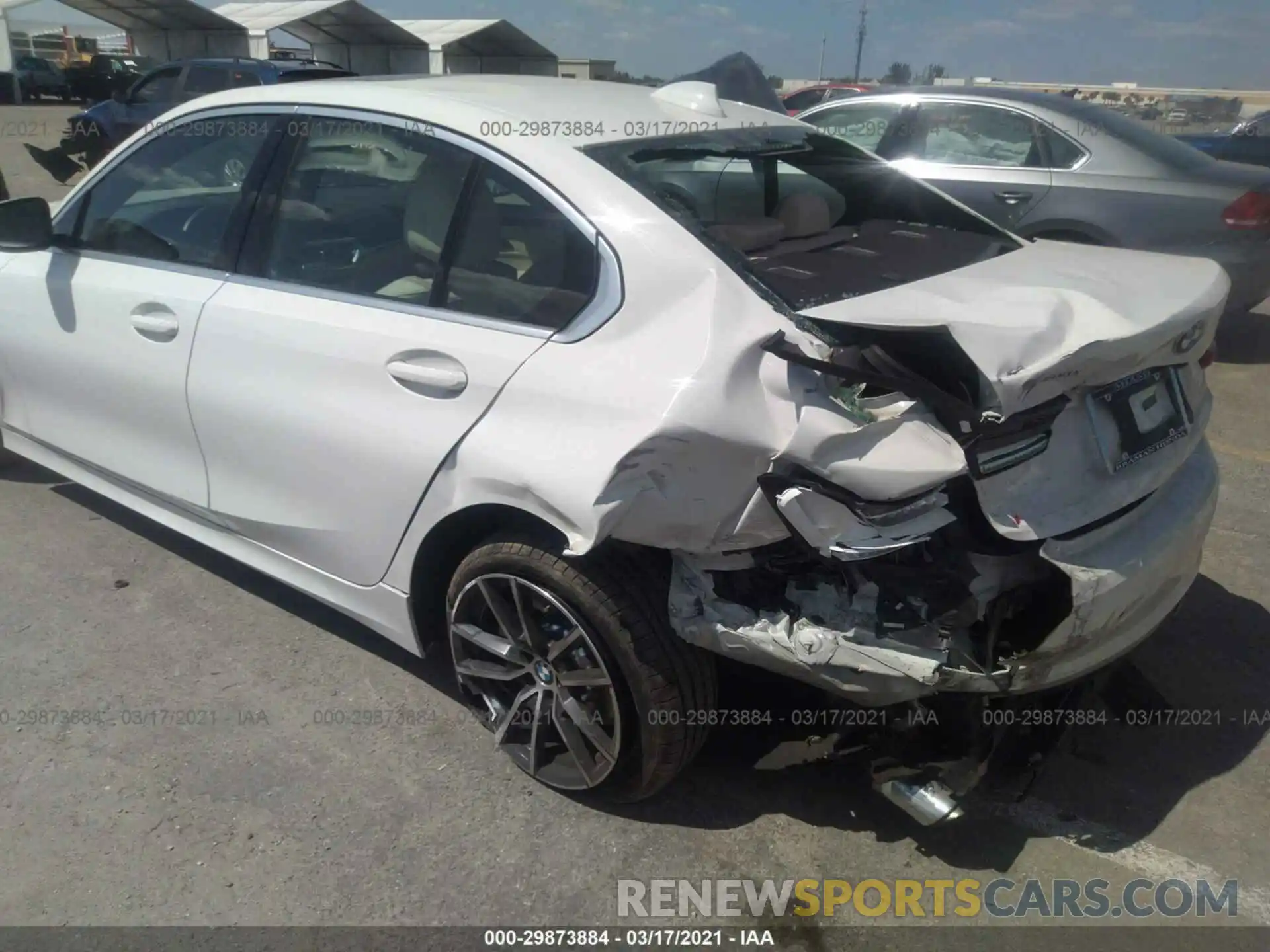 6 Фотография поврежденного автомобиля 3MW5R1J0XL8B07189 BMW 3 SERIES 2020