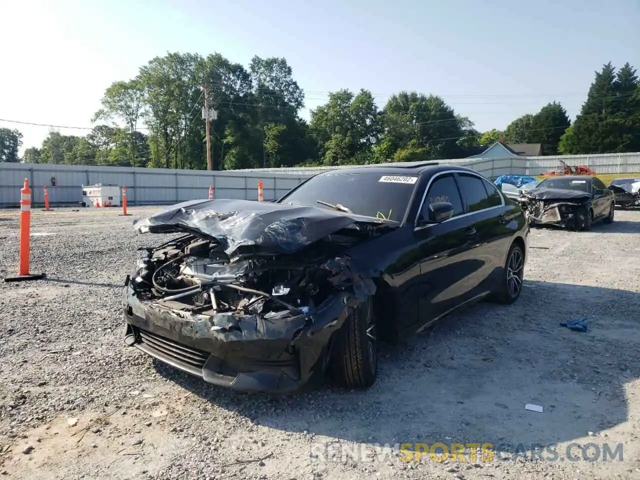 2 Photograph of a damaged car 3MW5R1J0XL8B11596 BMW 3 SERIES 2020