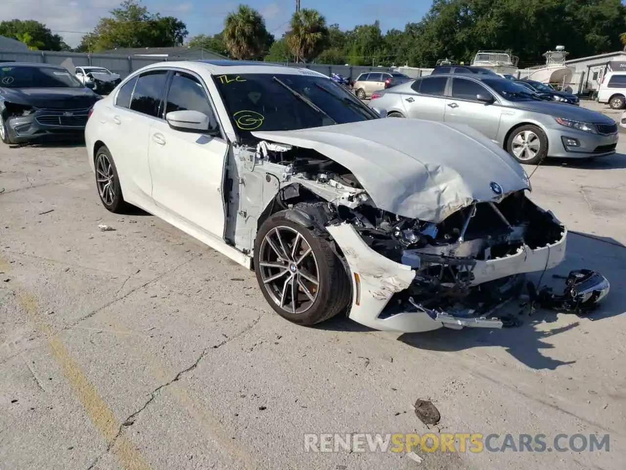 1 Photograph of a damaged car 3MW5R1J0XL8B12229 BMW 3 SERIES 2020