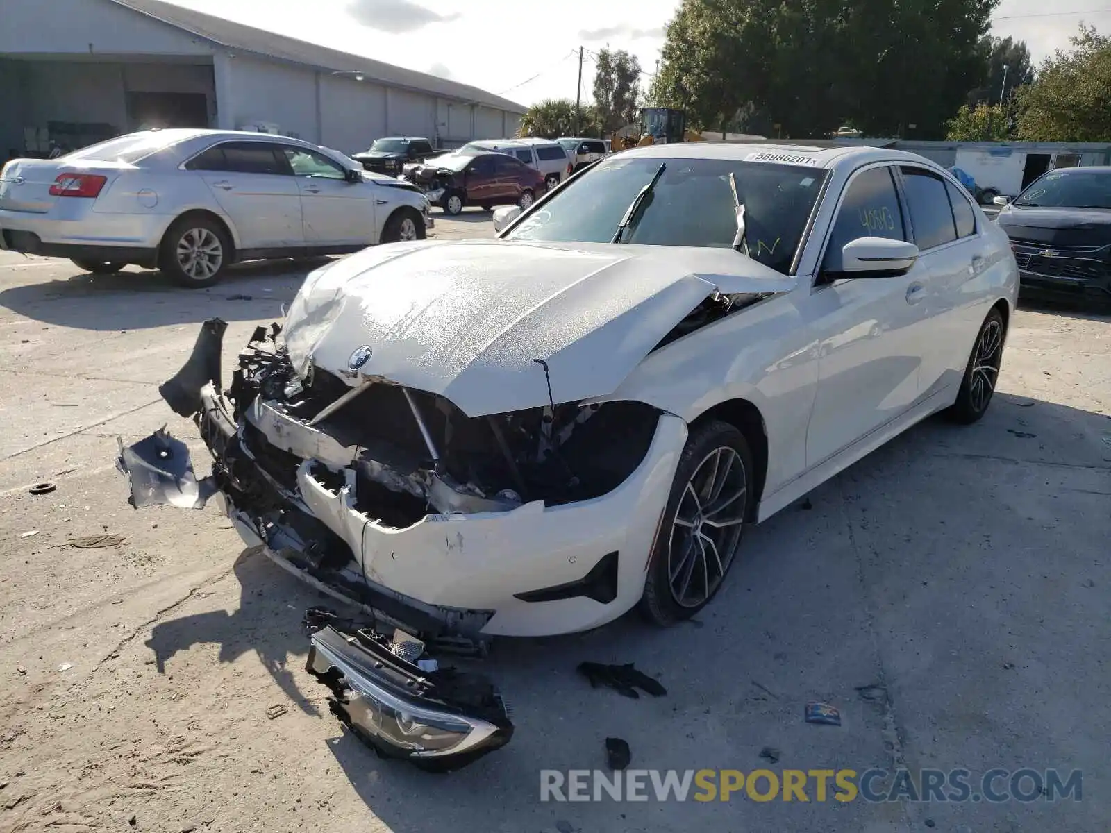 2 Photograph of a damaged car 3MW5R1J0XL8B12229 BMW 3 SERIES 2020