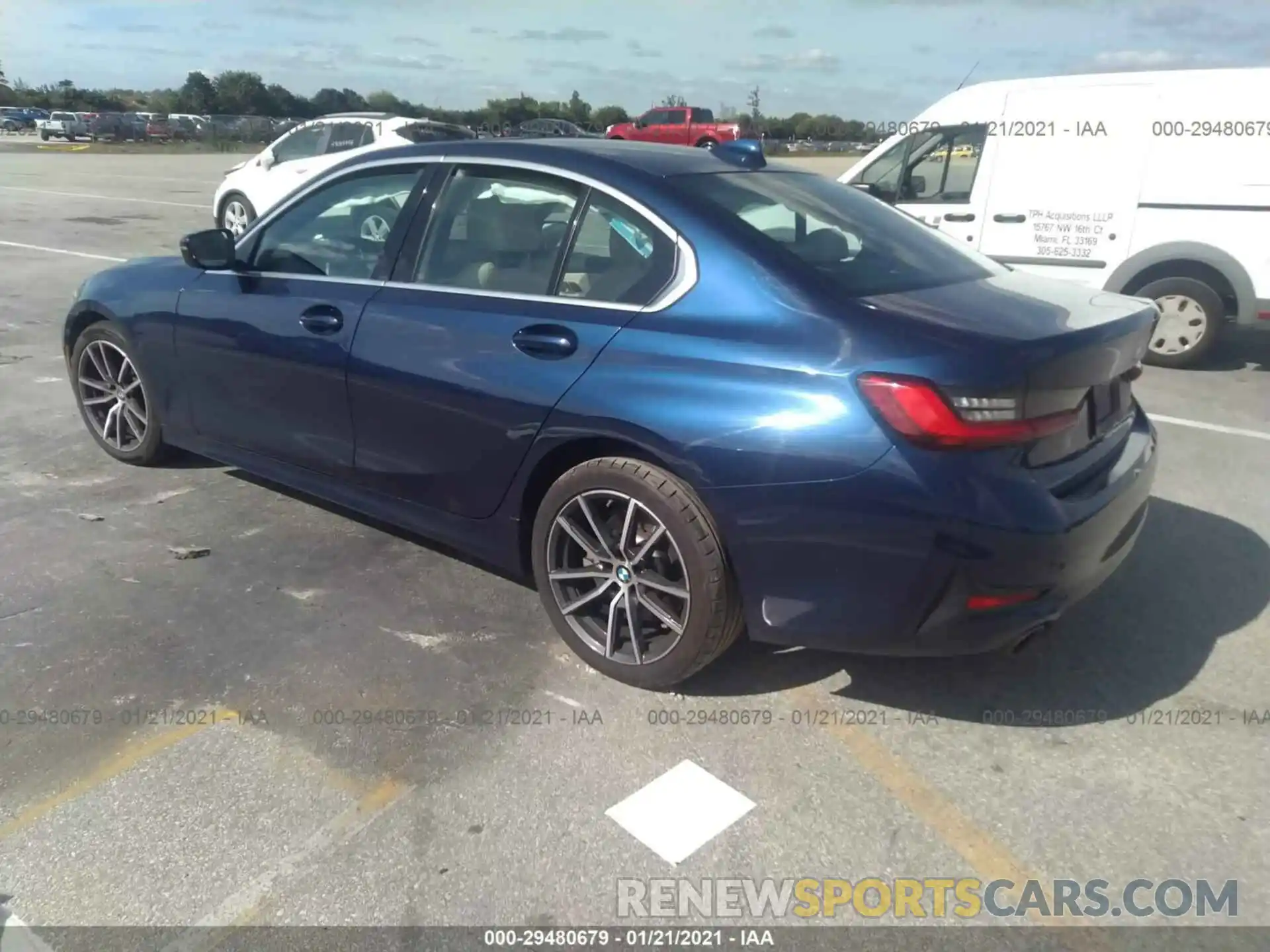 3 Photograph of a damaged car 3MW5R1J0XL8B12389 BMW 3 SERIES 2020