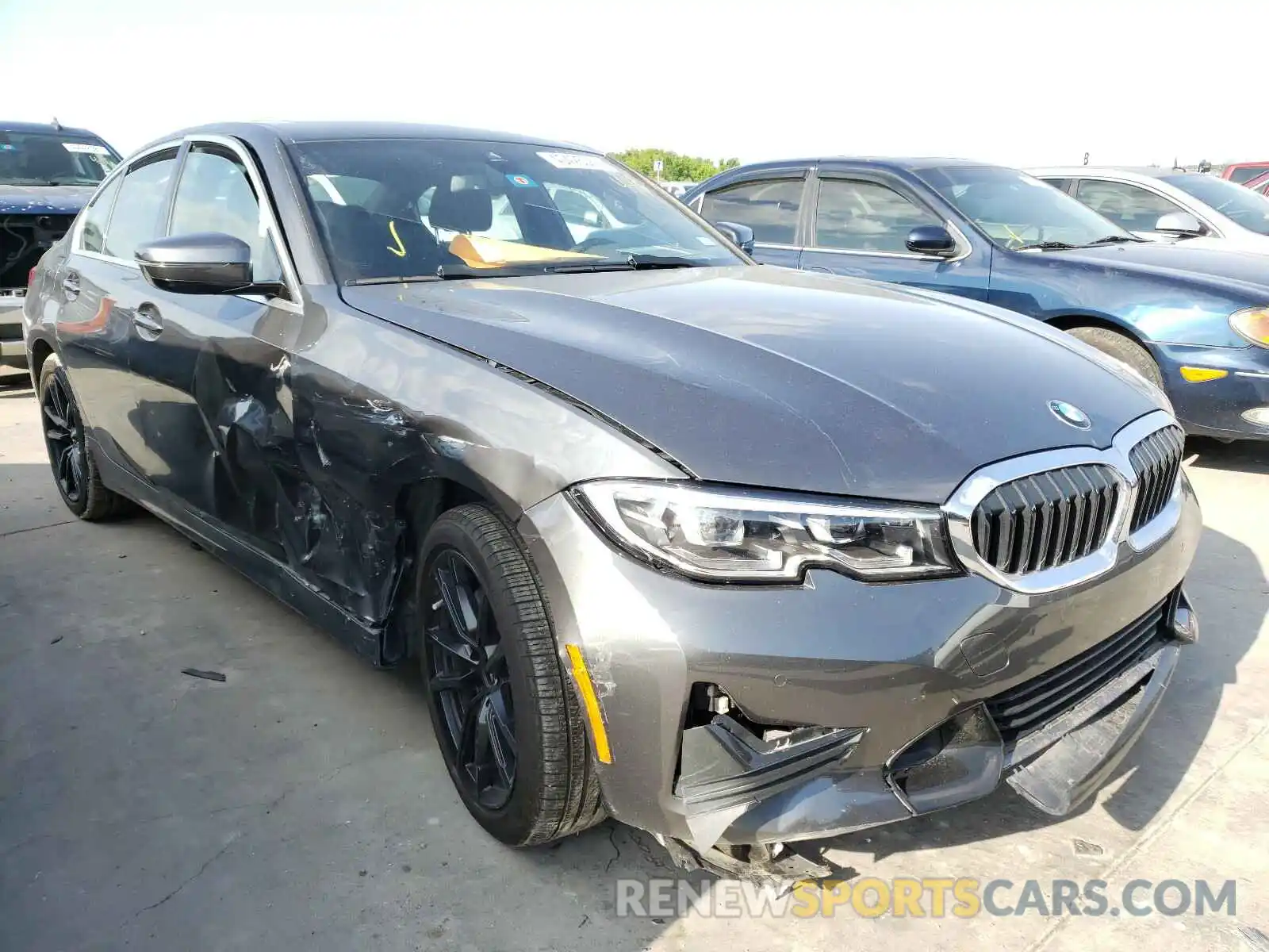 1 Photograph of a damaged car 3MW5R1J0XL8B13932 BMW 3 SERIES 2020
