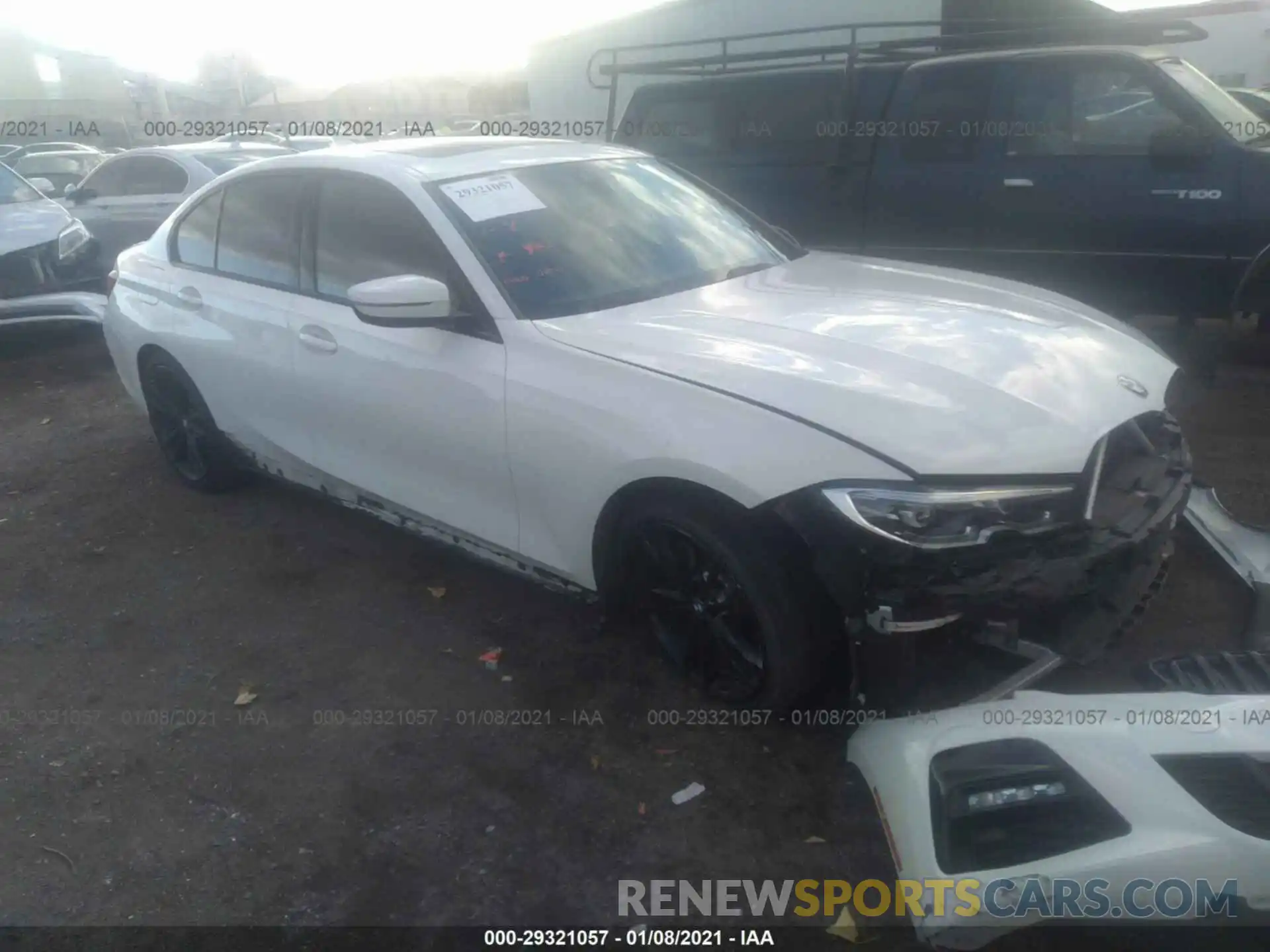 1 Photograph of a damaged car 3MW5R1J0XL8B15423 BMW 3 SERIES 2020