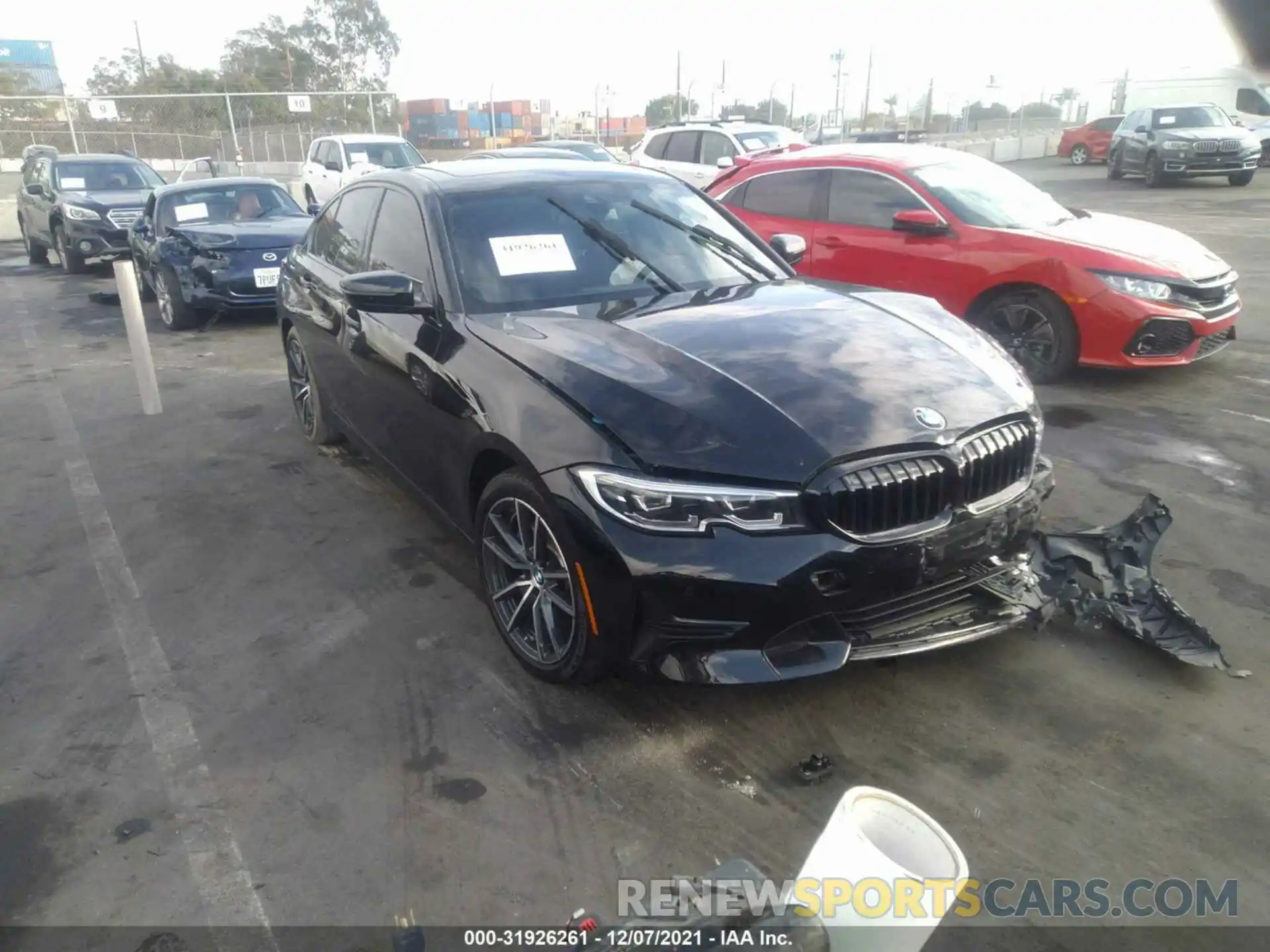 1 Photograph of a damaged car 3MW5R1J0XL8B16376 BMW 3 SERIES 2020