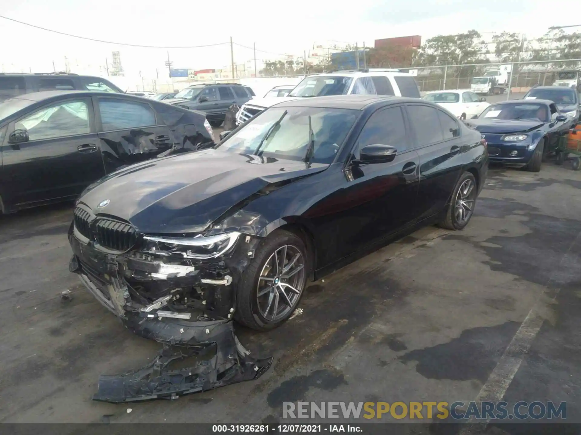 2 Photograph of a damaged car 3MW5R1J0XL8B16376 BMW 3 SERIES 2020