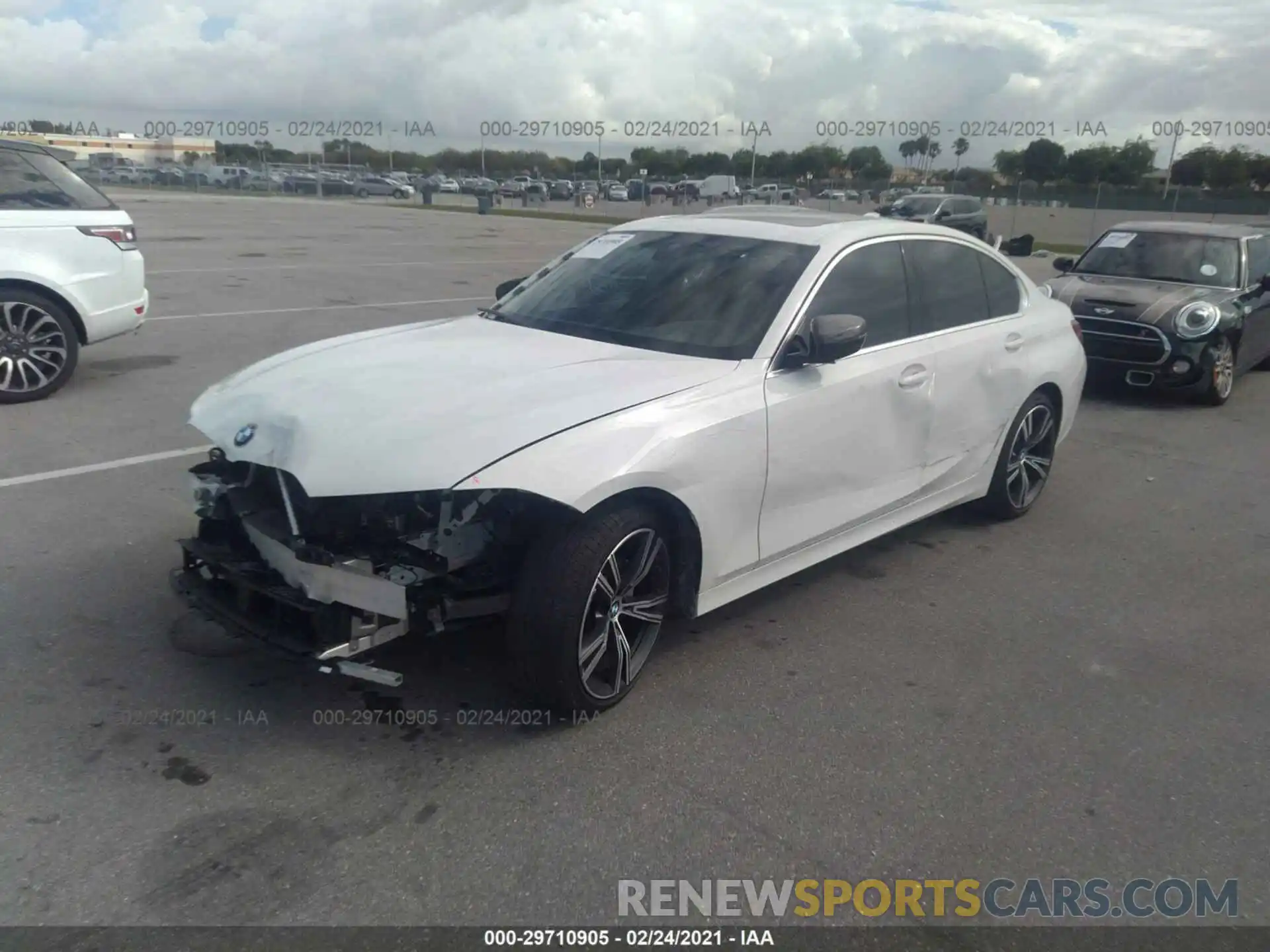 2 Photograph of a damaged car 3MW5R1J0XL8B18631 BMW 3 SERIES 2020