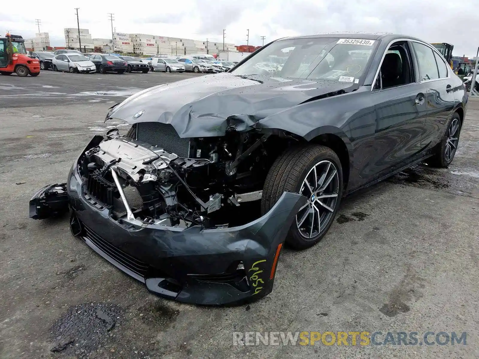 2 Фотография поврежденного автомобиля 3MW5R1J0XL8B19259 BMW 3 SERIES 2020