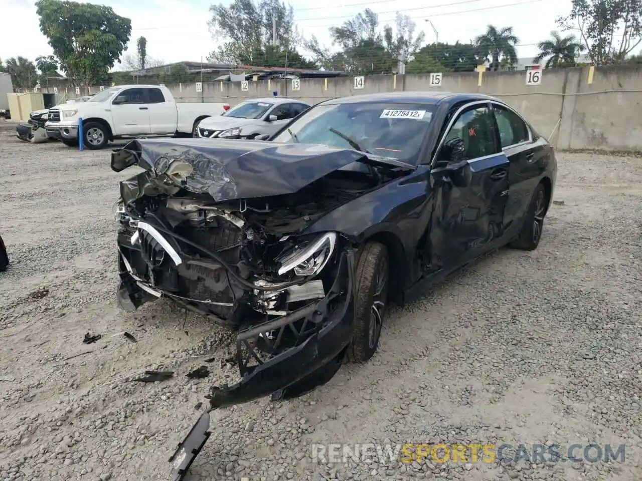 2 Photograph of a damaged car 3MW5R1J0XL8B19584 BMW 3 SERIES 2020