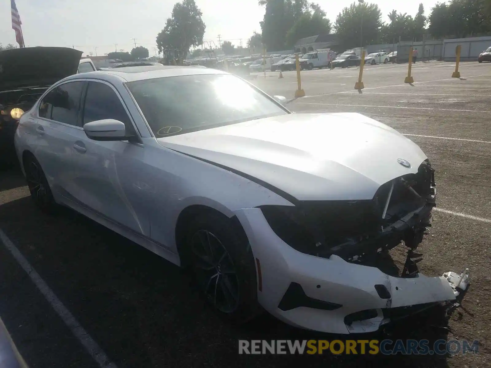 1 Photograph of a damaged car 3MW5R1J0XL8B20458 BMW 3 SERIES 2020