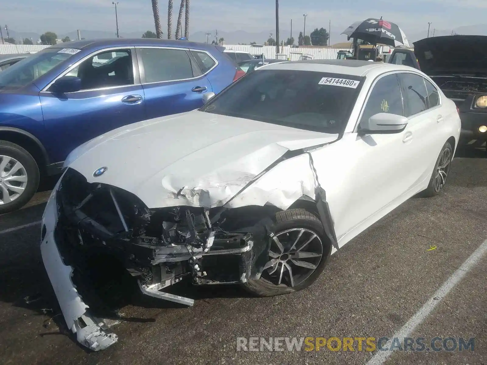 2 Photograph of a damaged car 3MW5R1J0XL8B20458 BMW 3 SERIES 2020