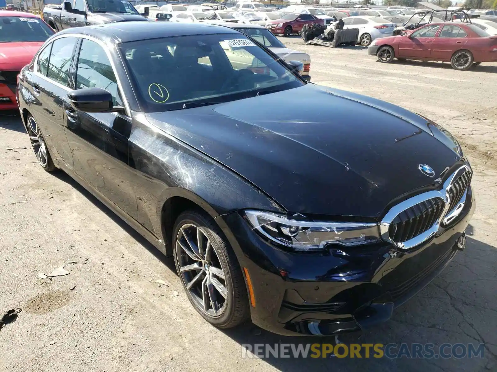 1 Photograph of a damaged car 3MW5R1J0XL8B20900 BMW 3 SERIES 2020