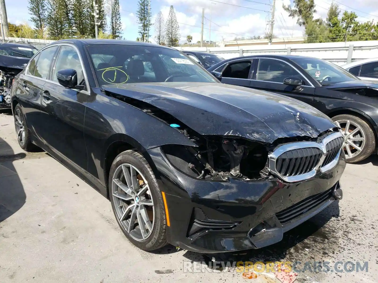 1 Фотография поврежденного автомобиля 3MW5R1J0XL8B21643 BMW 3 SERIES 2020