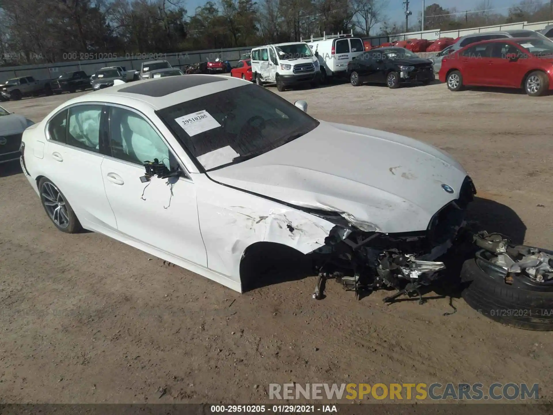 1 Photograph of a damaged car 3MW5R1J0XL8B21772 BMW 3 SERIES 2020