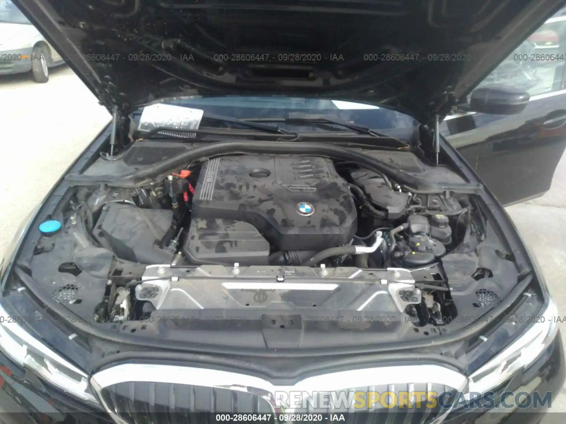 10 Фотография поврежденного автомобиля 3MW5R1J0XL8B21934 BMW 3 SERIES 2020