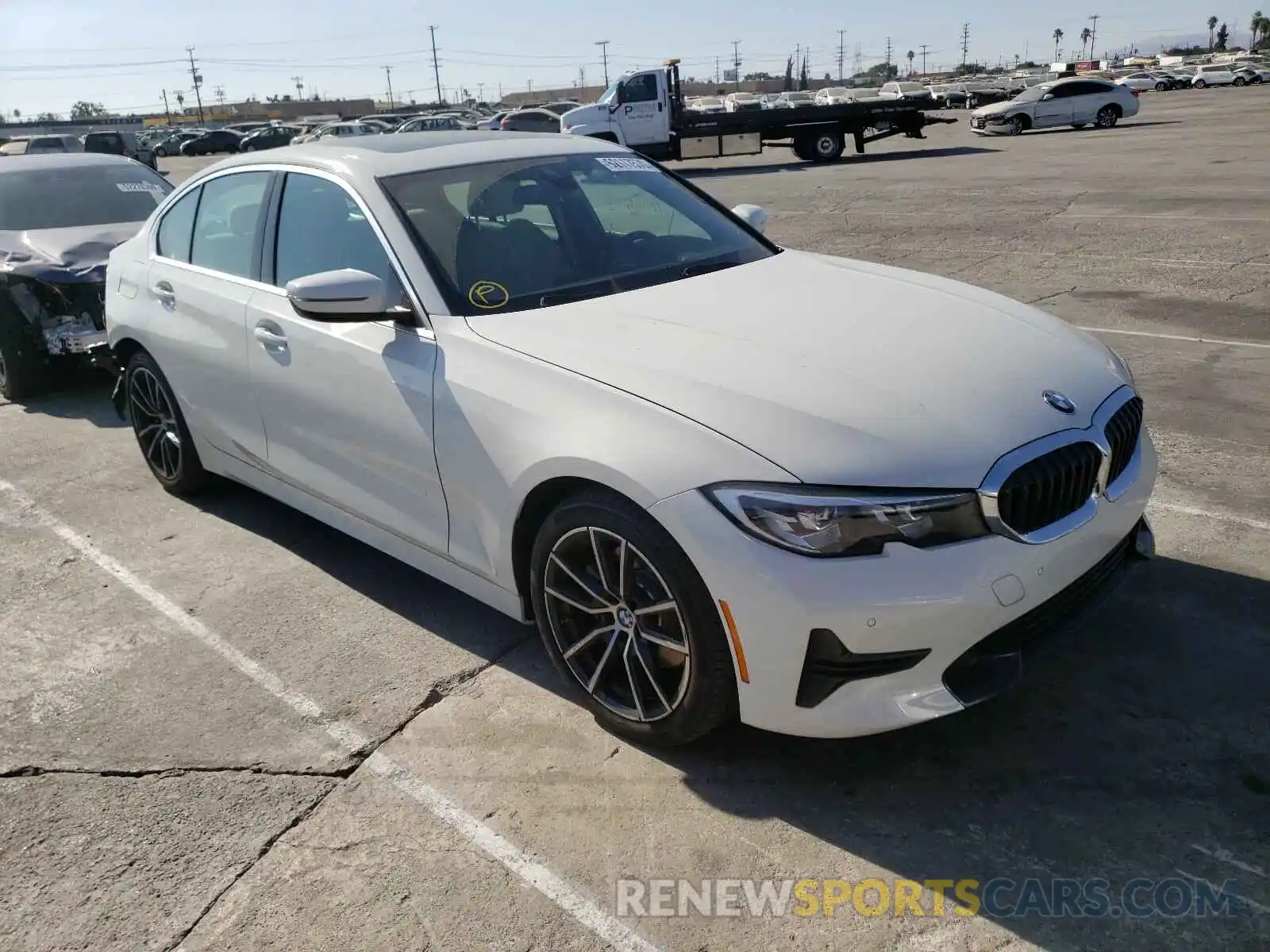 1 Photograph of a damaged car 3MW5R1J0XL8B22436 BMW 3 SERIES 2020