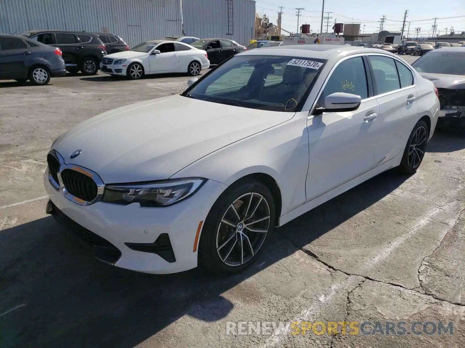 2 Photograph of a damaged car 3MW5R1J0XL8B22436 BMW 3 SERIES 2020