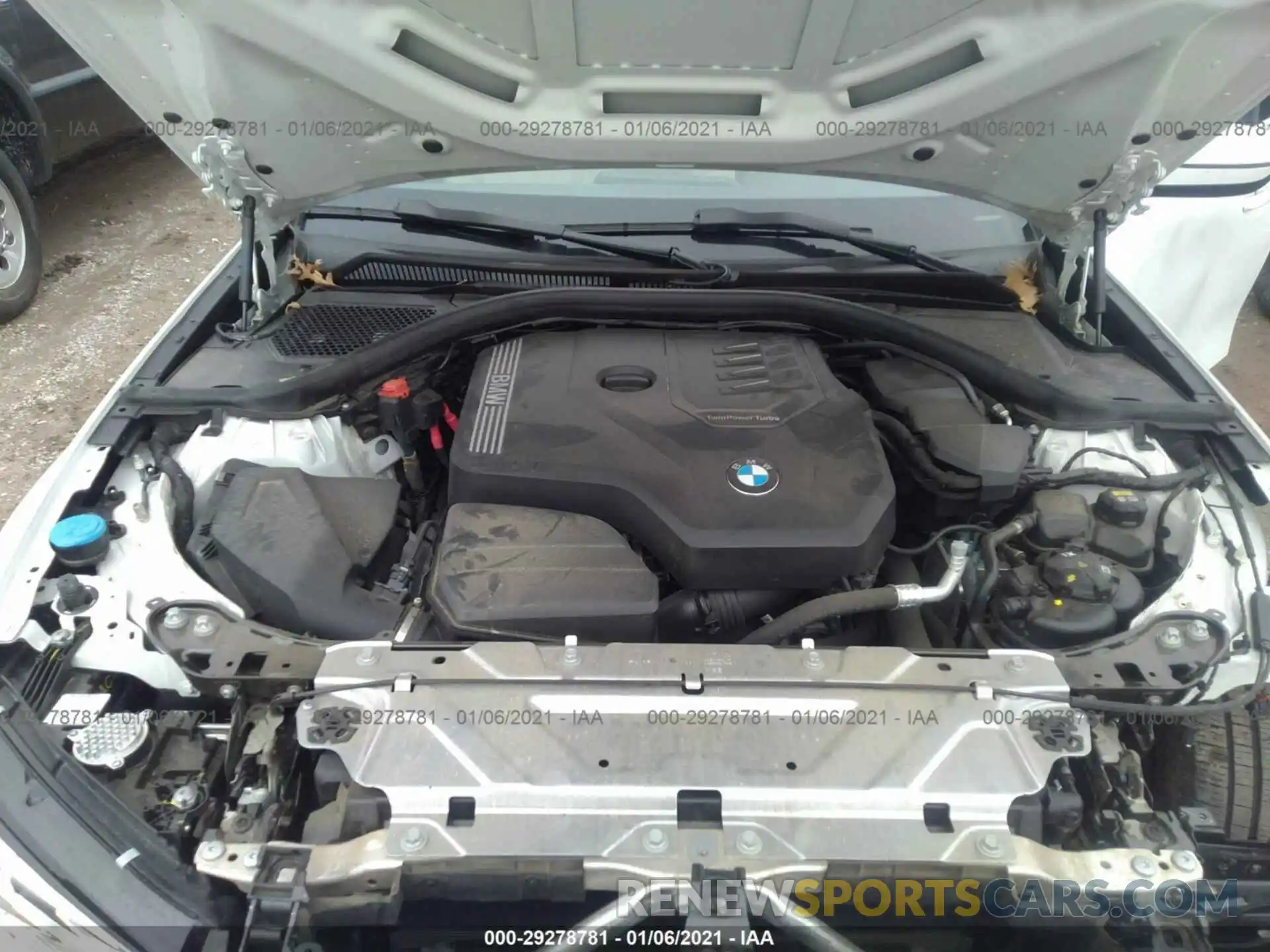 10 Фотография поврежденного автомобиля 3MW5R1J0XL8B23537 BMW 3 SERIES 2020