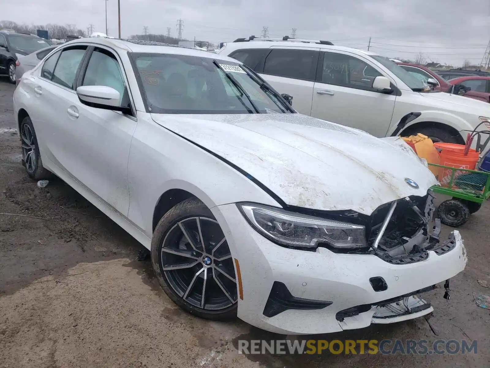 1 Photograph of a damaged car 3MW5R1J0XL8B24610 BMW 3 SERIES 2020