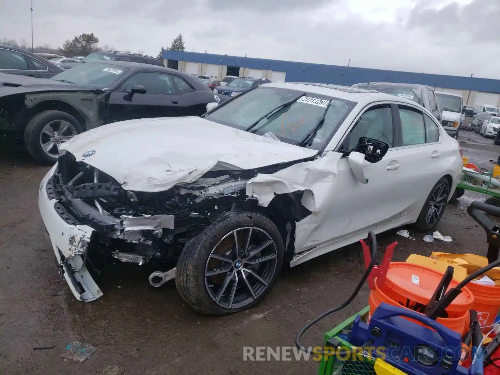 2 Photograph of a damaged car 3MW5R1J0XL8B24610 BMW 3 SERIES 2020