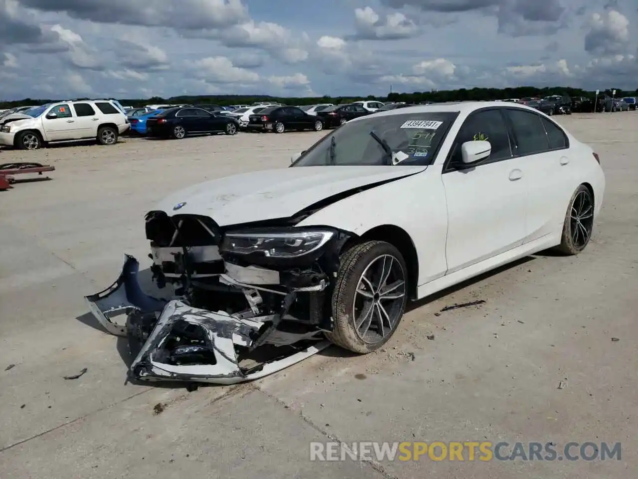 2 Photograph of a damaged car 3MW5R1J0XL8B26003 BMW 3 SERIES 2020