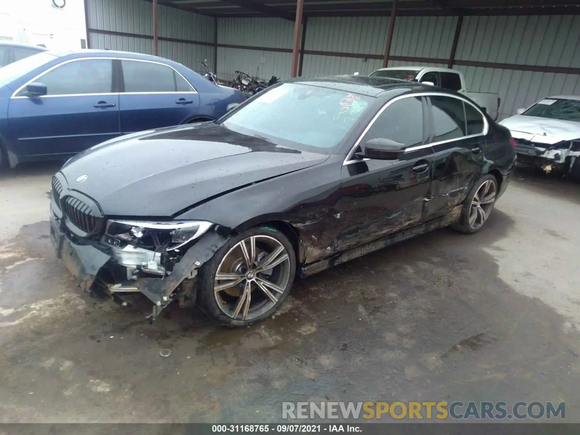 2 Photograph of a damaged car 3MW5R1J0XL8B28771 BMW 3 SERIES 2020