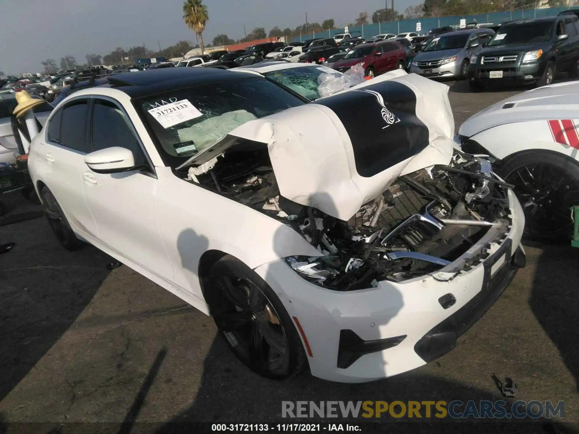 1 Photograph of a damaged car 3MW5R1J0XL8B29094 BMW 3 SERIES 2020