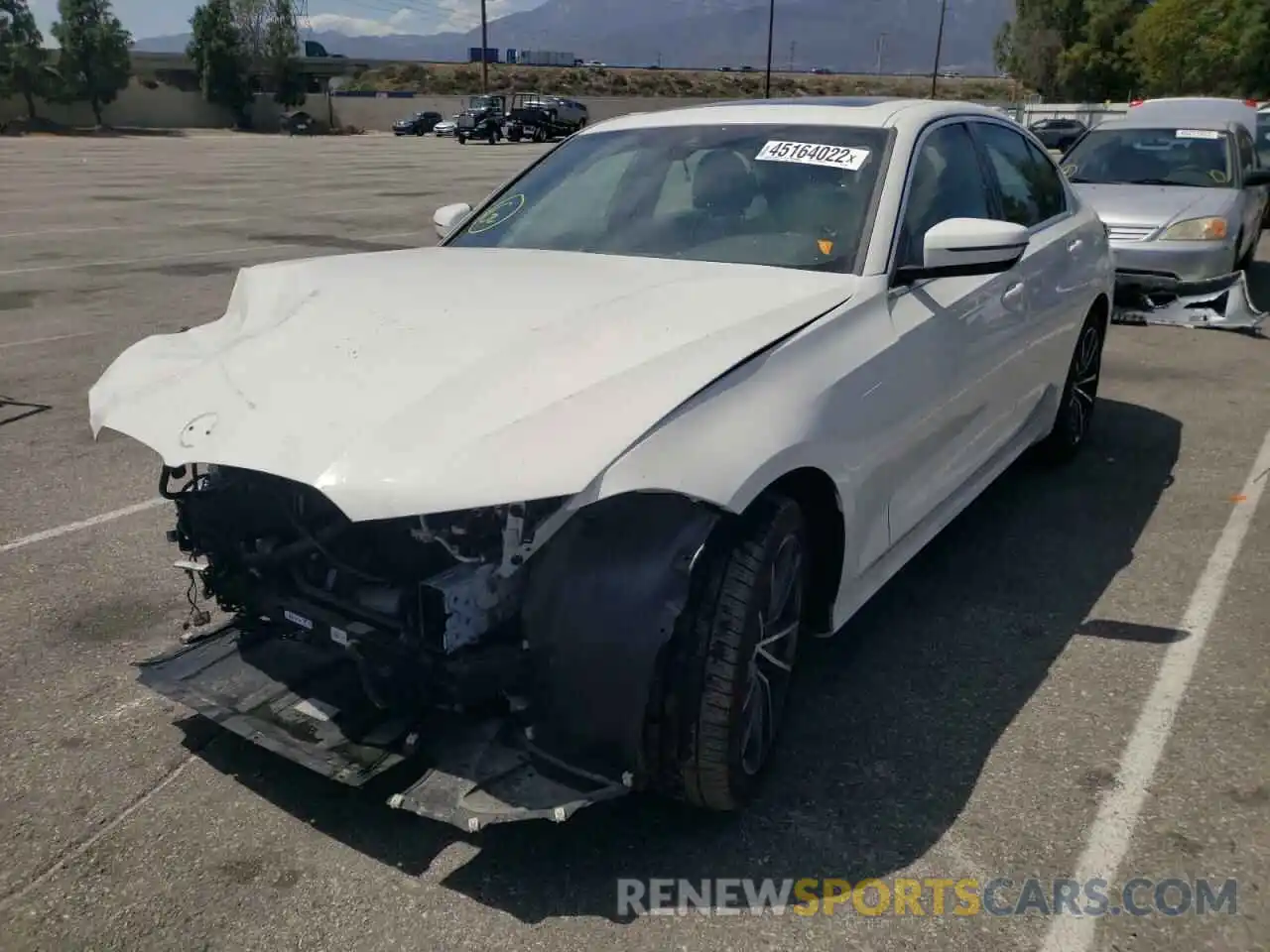 2 Photograph of a damaged car 3MW5R1J0XL8B36286 BMW 3 SERIES 2020