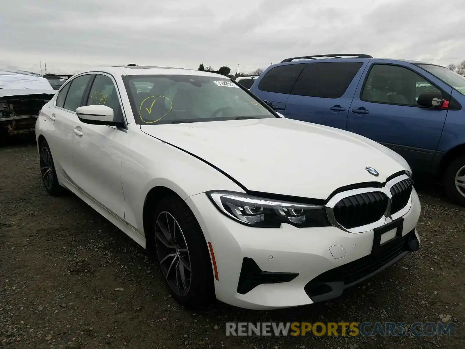 1 Photograph of a damaged car 3MW5R1J0XL8B36563 BMW 3 SERIES 2020