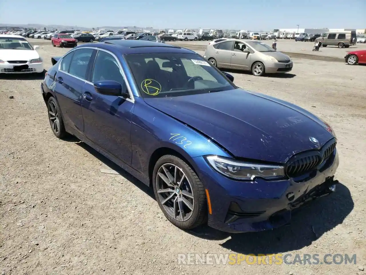 1 Photograph of a damaged car 3MW5R1J0XL8B36627 BMW 3 SERIES 2020