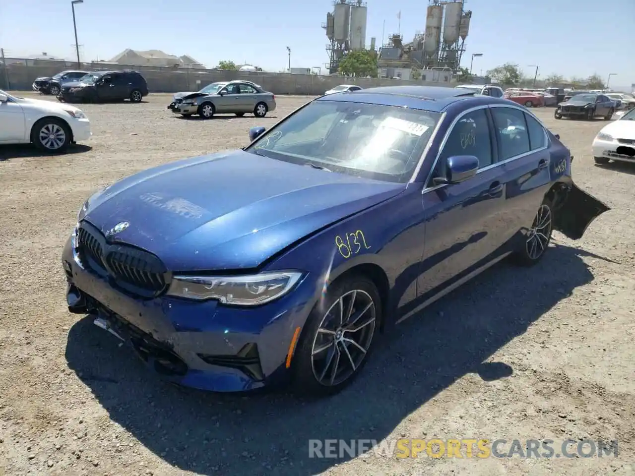 2 Photograph of a damaged car 3MW5R1J0XL8B36627 BMW 3 SERIES 2020