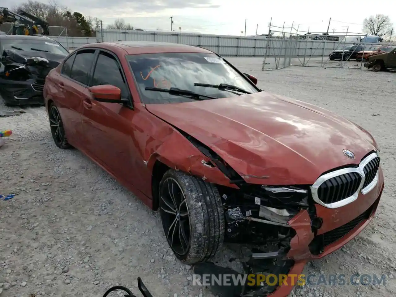 1 Photograph of a damaged car 3MW5R1J0XL8B39074 BMW 3 SERIES 2020