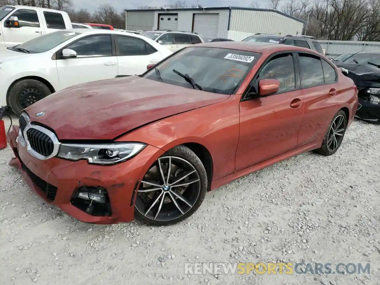 2 Photograph of a damaged car 3MW5R1J0XL8B39074 BMW 3 SERIES 2020