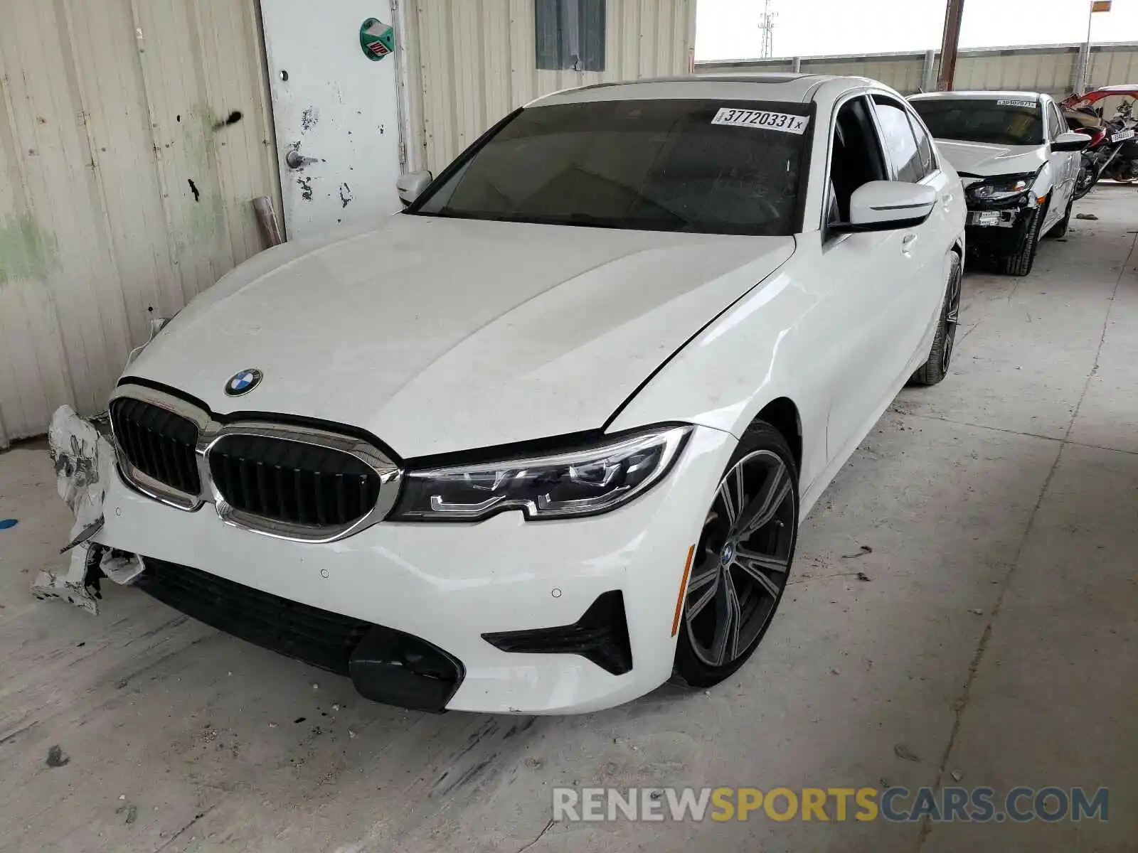 2 Photograph of a damaged car 3MW5R1J0XL8B39558 BMW 3 SERIES 2020