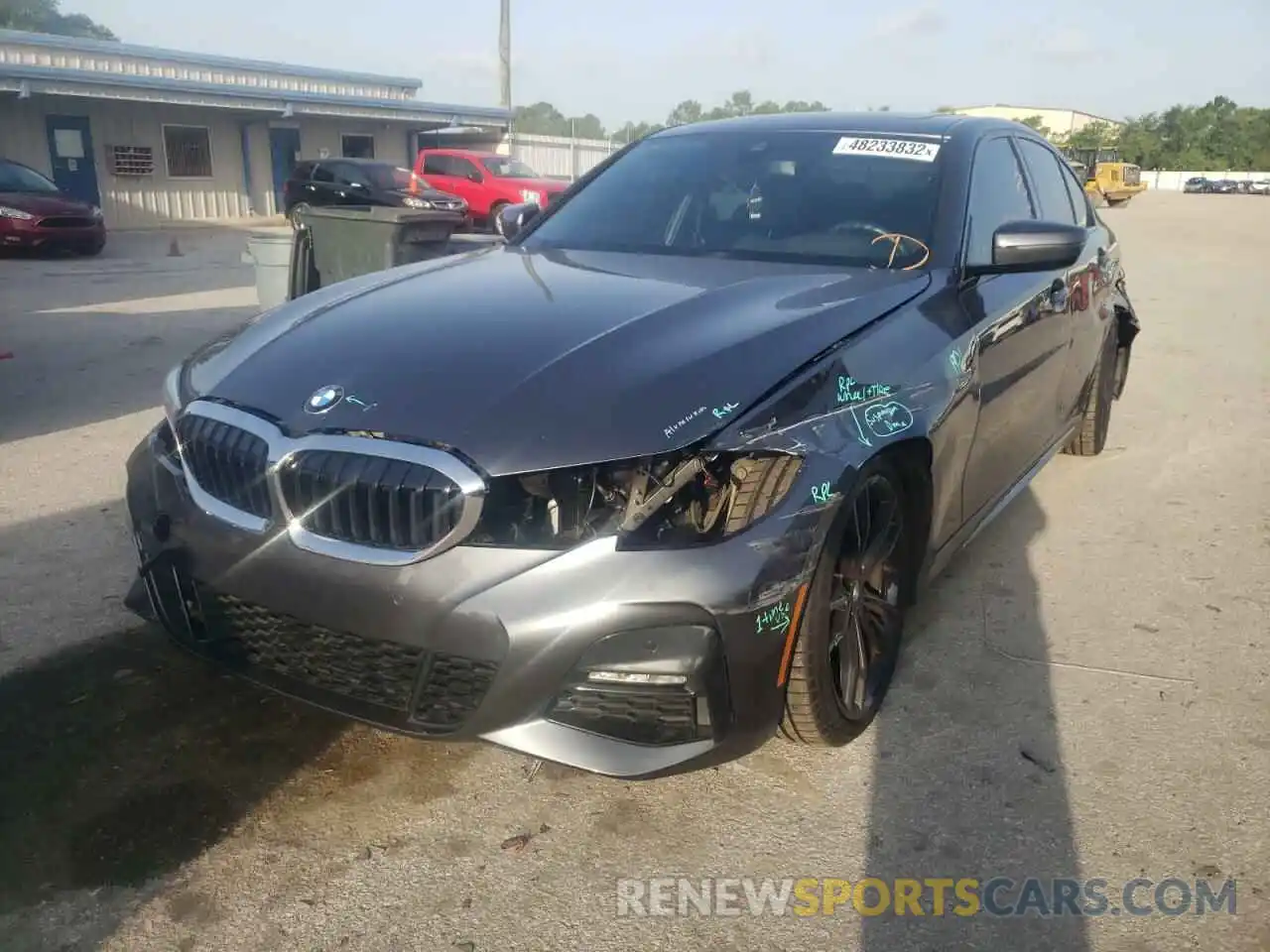 2 Photograph of a damaged car 3MW5R1J0XL8B41522 BMW 3 SERIES 2020