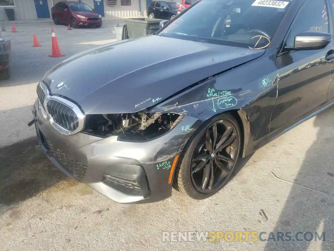 9 Photograph of a damaged car 3MW5R1J0XL8B41522 BMW 3 SERIES 2020