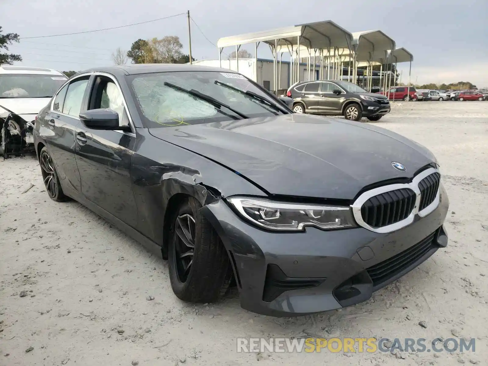 1 Photograph of a damaged car 3MW5R1J0XL8B43822 BMW 3 SERIES 2020