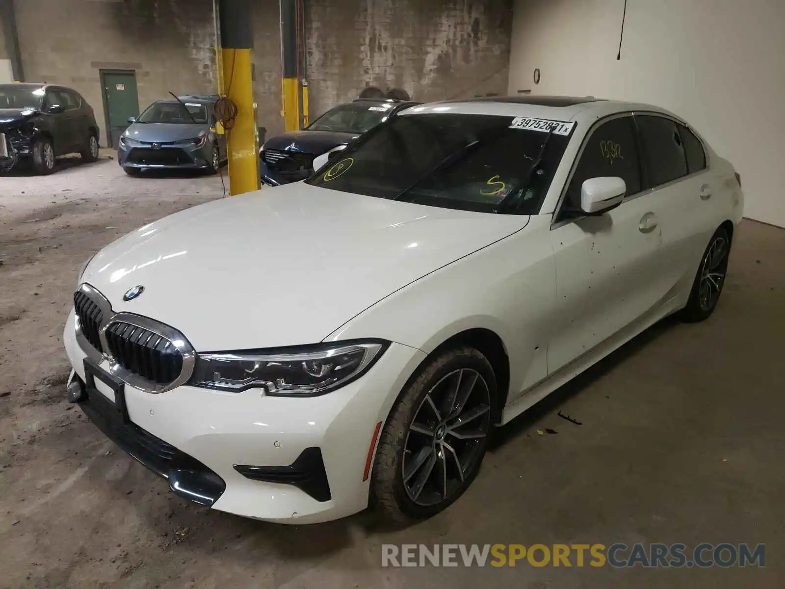 2 Photograph of a damaged car 3MW5R7J00L8B04529 BMW 3 SERIES 2020