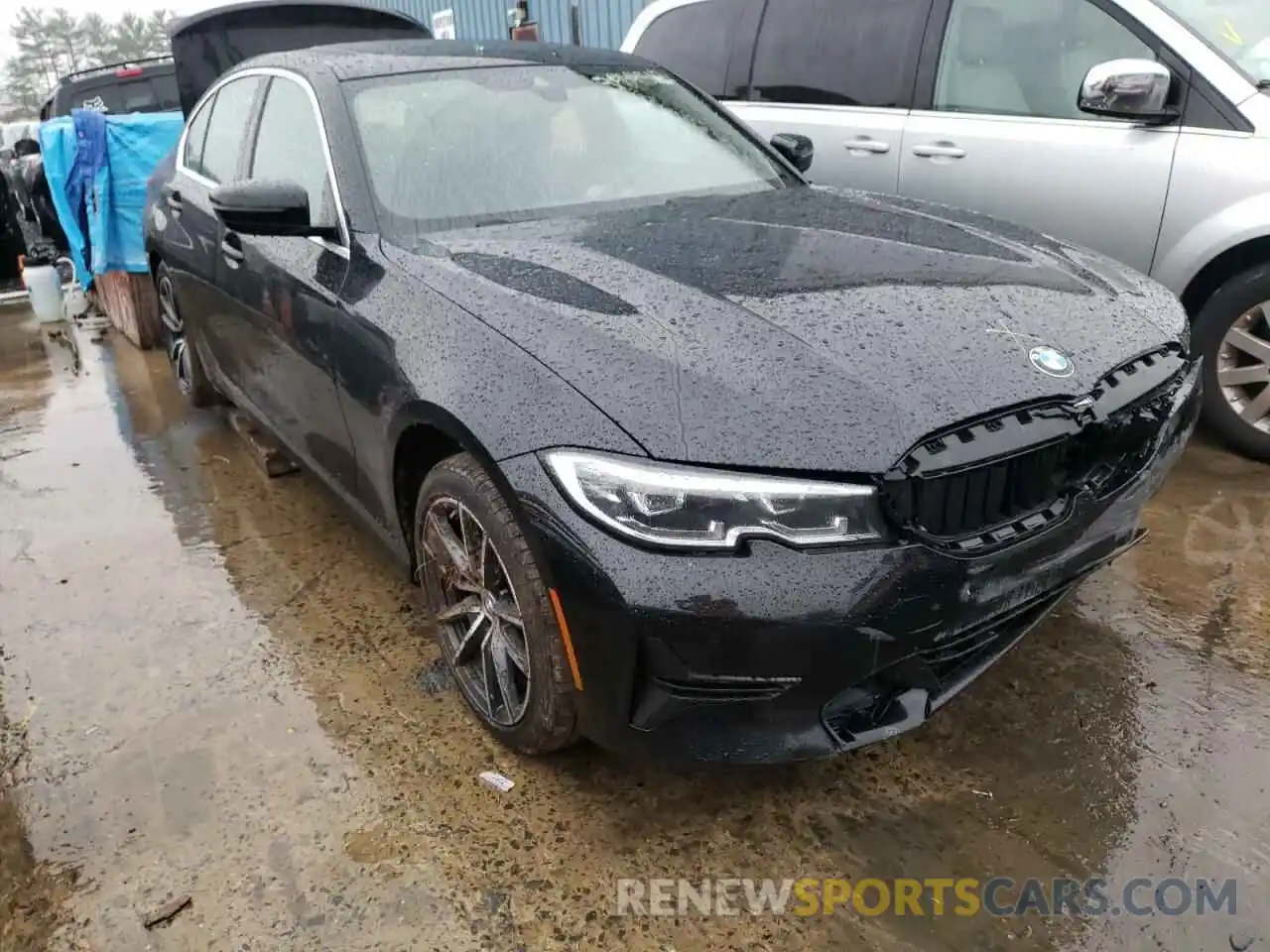 1 Фотография поврежденного автомобиля 3MW5R7J00L8B10735 BMW 3 SERIES 2020