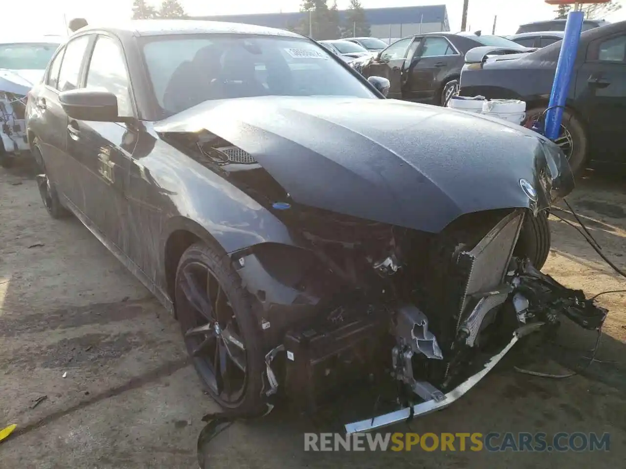 1 Photograph of a damaged car 3MW5R7J00L8B10797 BMW 3 SERIES 2020