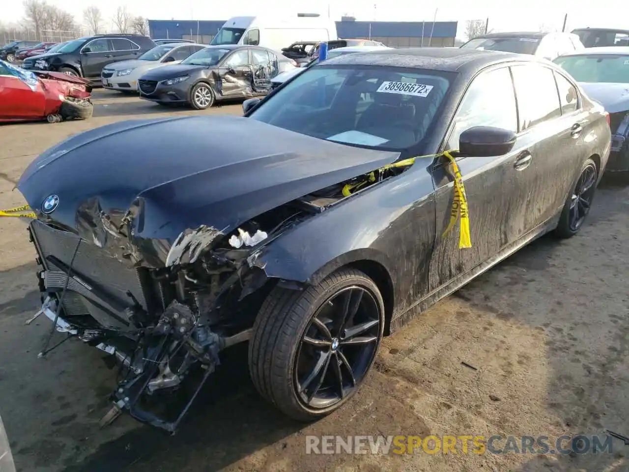 2 Photograph of a damaged car 3MW5R7J00L8B10797 BMW 3 SERIES 2020