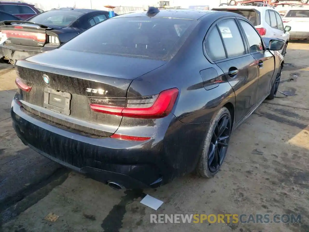 4 Photograph of a damaged car 3MW5R7J00L8B10797 BMW 3 SERIES 2020