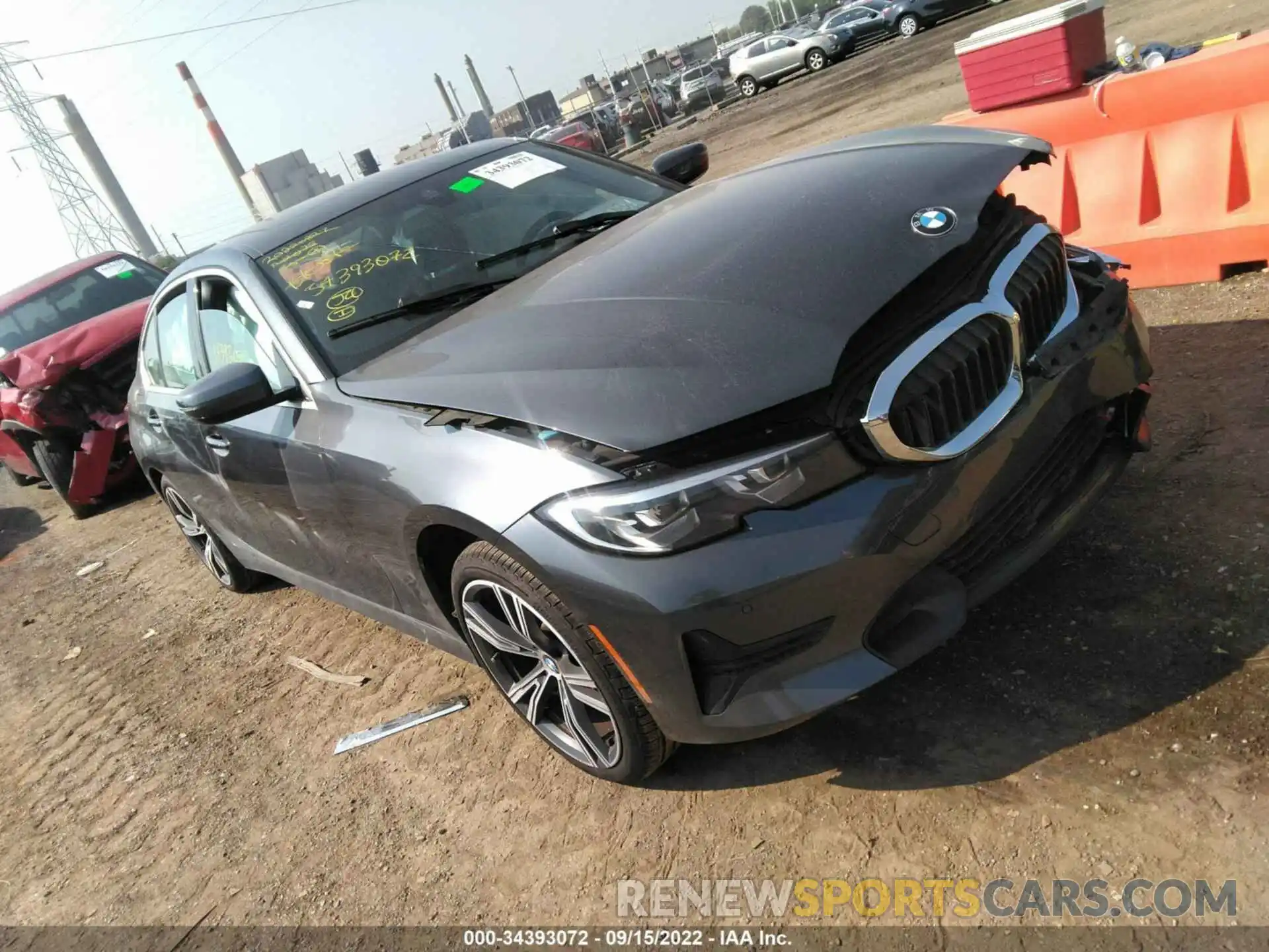 1 Photograph of a damaged car 3MW5R7J00L8B10895 BMW 3 SERIES 2020