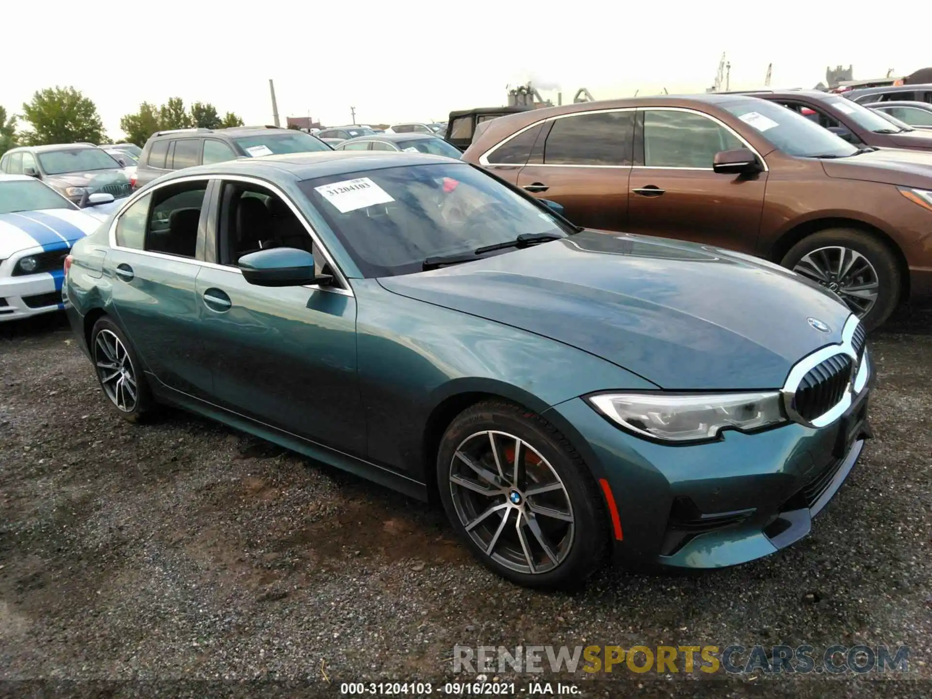 1 Фотография поврежденного автомобиля 3MW5R7J00L8B13179 BMW 3 SERIES 2020